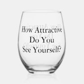 Tip Jar Funny Weinglas Ohne Stiel (Vorderseite)