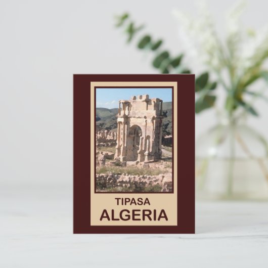 Tipasa Algeria Postkarte (Stehend Vorderseite)