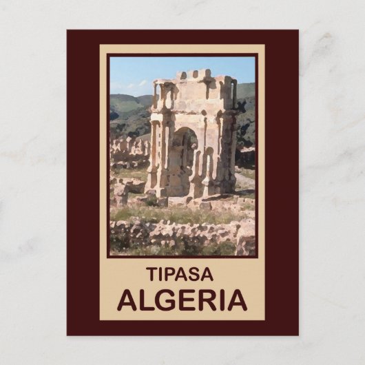 Tipasa Algeria Postkarte (Vorderseite)