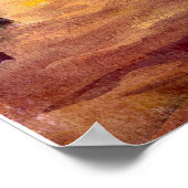 TIPI-BLÄTTER von SHARON SHARPE Poster (Ecke)