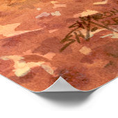 TIPI-BLÄTTER von SHARON SHARPE Poster (Ecke)