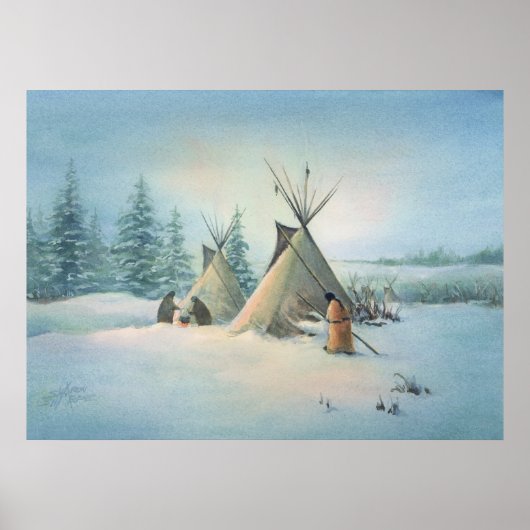 TIPI CAMP SQUAW VON SHARON SHARPE POSTER (Vorne)