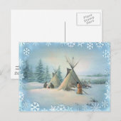 TIPI CAMP SQUAW VON SHARON SHARPE POSTKARTE (Vorne/Hinten)