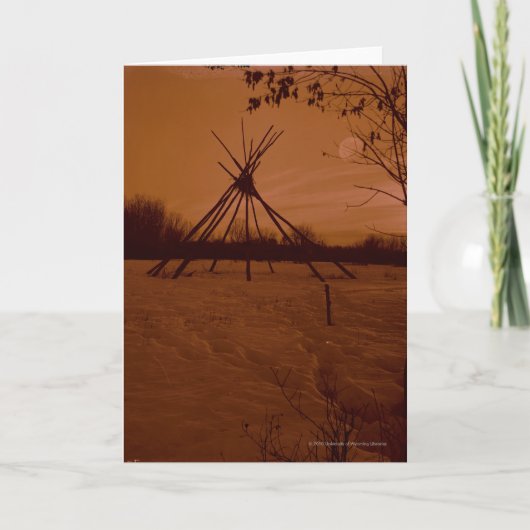 Tipi Frame Karte (Vorderseite)