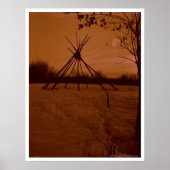 Tipi Frame Poster (Vorne)
