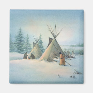 TIPI-LAGERSQUAW durch SHARON SHARPE Magnet