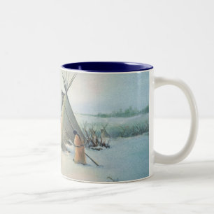 TIPI-LAGERSQUAW durch SHARON SHARPE Zweifarbige Tasse