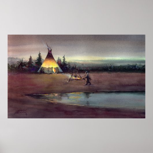 TIPI LIGHTS by SHARON SHARPE Poster (Vorne)