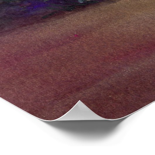 TIPI LIGHTS by SHARON SHARPE Poster (Ecke)