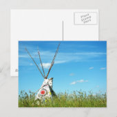 Tipi Postcard Postkarte (Vorne/Hinten)
