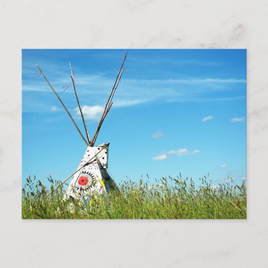 Tipi Postcard Postkarte (Vorderseite)