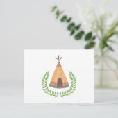 Tipi Postkarte (Stehend Vorderseite)
