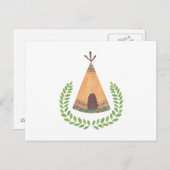 Tipi Postkarte (Vorne/Hinten)