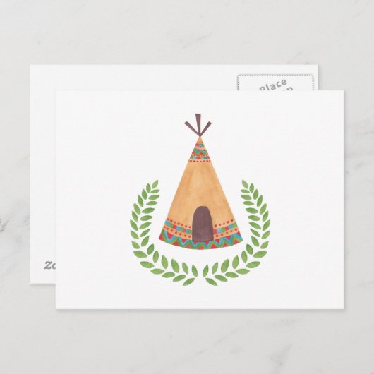 Tipi Postkarte (Vorne/Hinten)