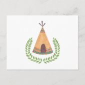 Tipi Postkarte (Vorderseite)