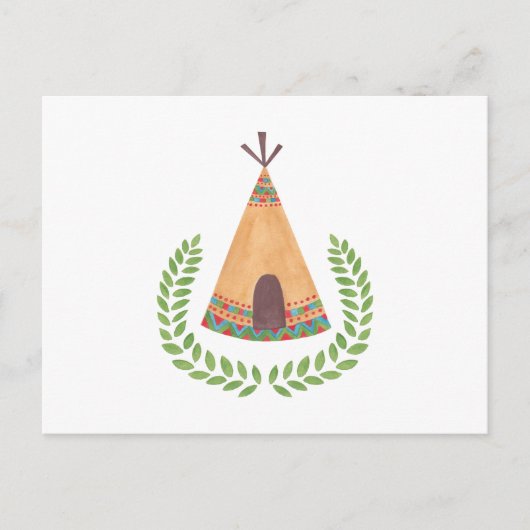 Tipi Postkarte (Vorderseite)