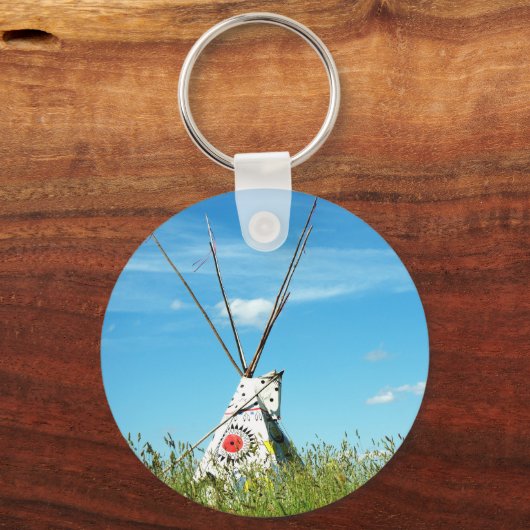 Tipi Schlüsselanhänger (Vorderseite)