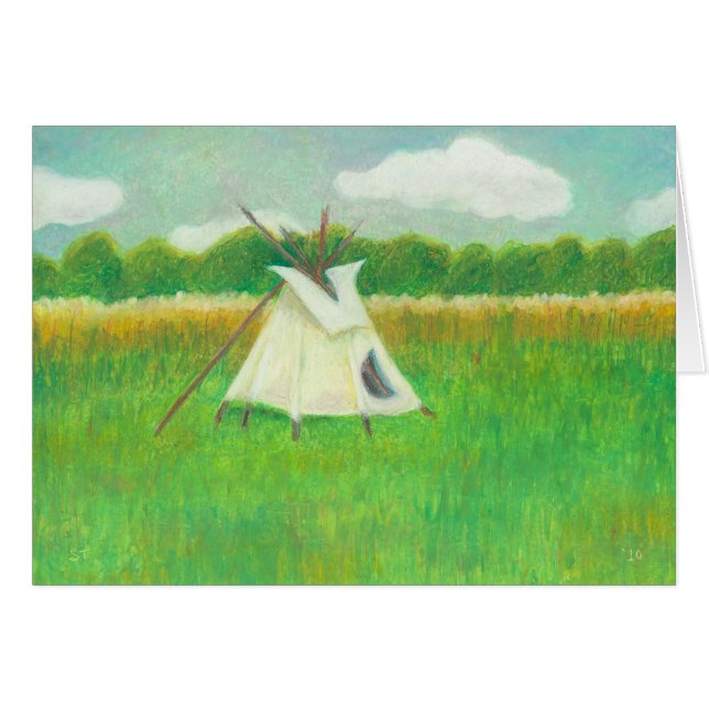Tipi Teepee zentrales (Vorderseite (Horizontal))