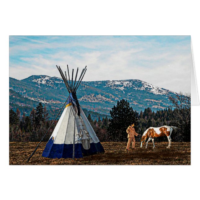 Tipi - Winter Camp (Vorderseite (Horizontal))