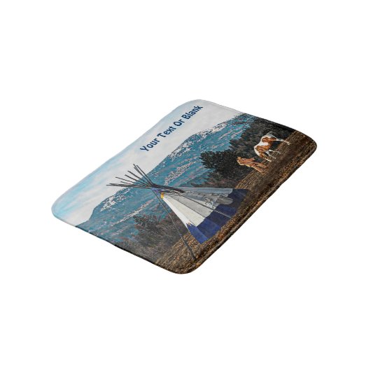 Tipi - Winter Camp Badematte (Schrägansicht)