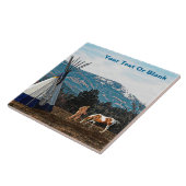 Tipi - Winter Camp Fliese (Seite)