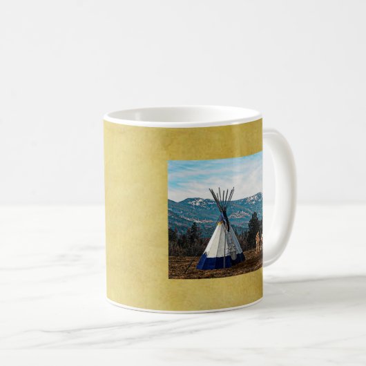 Tipi - Winter Camp Kaffeetasse (VorderseiteRechts)