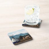 Tipi - Winter Camp Untersetzer (Rechte Seite)