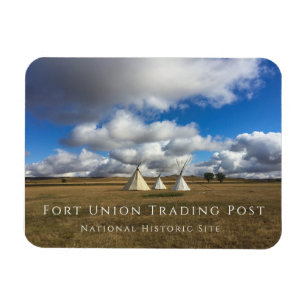 Tipis bei Fort Gewerkschaft Trading Post NHS, Nort Magnet