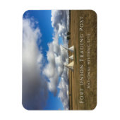 Tipis bei Fort Gewerkschaft Trading Post NHS, Nort Magnet (Vertikal)