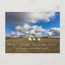 Tipis bei Fort Gewerkschaft Trading Post NHS, Nort Postkarte