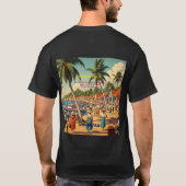  tipo chapa PUERTO DE TELA T-Shirt (Rückseite)