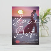 Tipografía moderna con imagen romántica de pareja (Stehend Vorderseite)