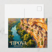 Tipova-Kloster Moldawien Postkarte (Vorne/Hinten)