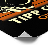 Tipp City Ohio Total Solar Eclipse 2024 Poster (Ecke)