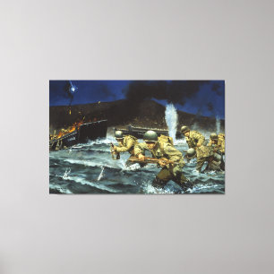 Tipp der Lawine von Keith Rocco Print Leinwanddruck