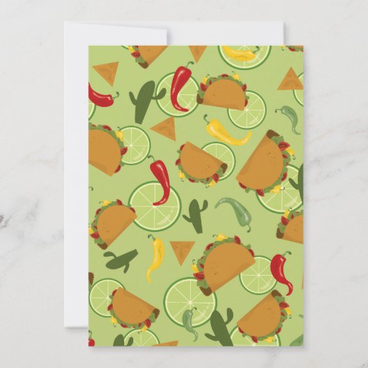 Tipp für Mexikanerinnen: Babydusche Einladung (Rückseite)