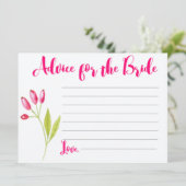 Tipp-Karte für Brautparty-Spiel Bridge Einladung (Stehend Vorderseite)
