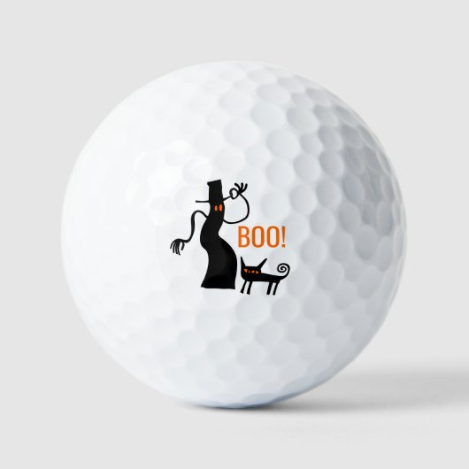 Tipp o' Der Hut Halloween-Ghost-Golf-Ball Golfball (Vorderseite)