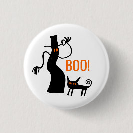 Tipp o' der HutHalloween-Ghost-Button Button