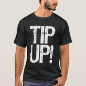 Tipp-Up Funny Ice Fishing Hoodie T-Shirt (Vorderseite)