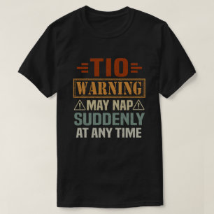 Tipp-Warnung kann jederzeit plötzlich Nickerchen  T-Shirt
