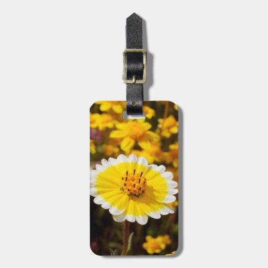 Tipp-Wildblumen Gepäckanhänger (Vorderseite vertikal)
