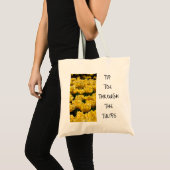 Tipp Zehe durch die Tulips Tote Tasche (Vorderseite (Produkt))