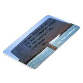 Tipp-Zeichen, Cape York Australien - Premium Magne Magnet (Linke Seite)