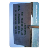 Tipp-Zeichen, Cape York Australien - Premium Magne Magnet (Vertikal)