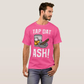 Tippe diese Asche Zigarren Lustige Zigarre T-Shirt (Vorne ganz)