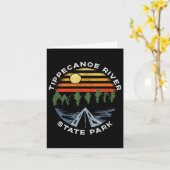 Tippecanoe River Staat Park Indiana Forest Camping Karte (Gelbe Blume)