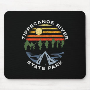Tippecanoe River State Park Indiana Waldcamping Mousepad