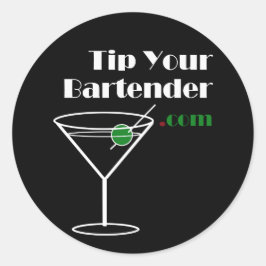 Tippen Sie auf Ihren Bartender.com Aufkleber