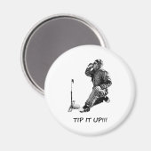 Tippen Sie auf! Magnet (Vorderseite/Rückseite)